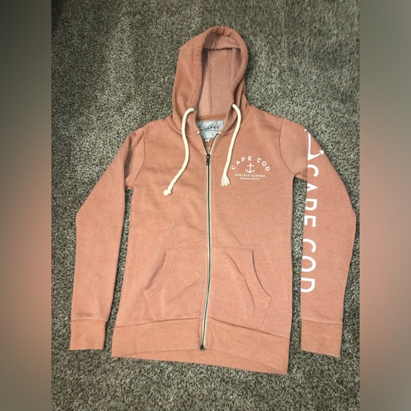Sharky’s Beach Shop Cape Cod Zip Up Hooded Sweatshirt- Size Small - Picture 1 of 9
